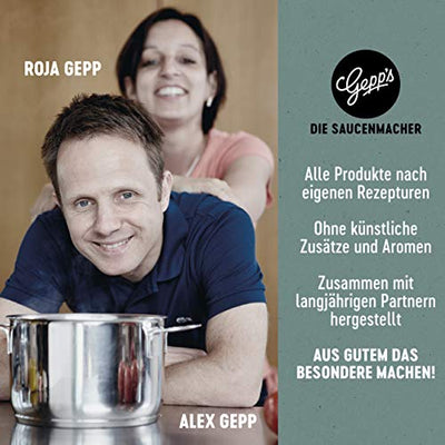 Gepp’s Feinkost Grill & BBQ Paket Single I Für Männer & Frauen mit besten Zutaten zum Grillen, hergestellt nach eigener Rezeptur I Grillzubehör aus leckeren Saucen & edlen Gewürzen