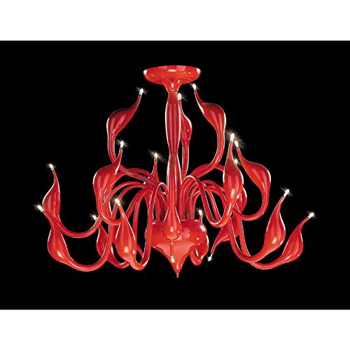 Moderner Deckenlampe 18x20W/G4 Italux MX8098-18A RED SWAN