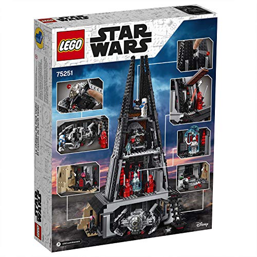 LEGO 75251 Star Wars Darth Vader's Castle Bauset mit TIE Advanced Fighter Model und 2 Dark Lord Minifiguren - Amazon Exclusive[Exklusiv bei Amazon]