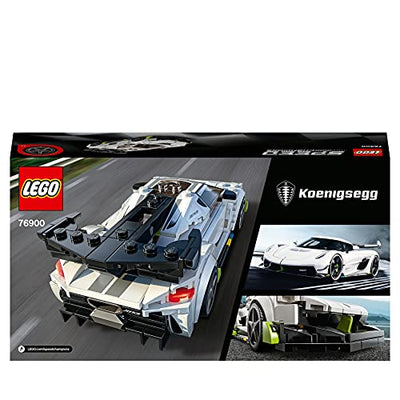 LEGO 76900 Speed Champions Koenigsegg Jesko Rennauto, Spielzeugauto, Modellauto zum selber Bauen