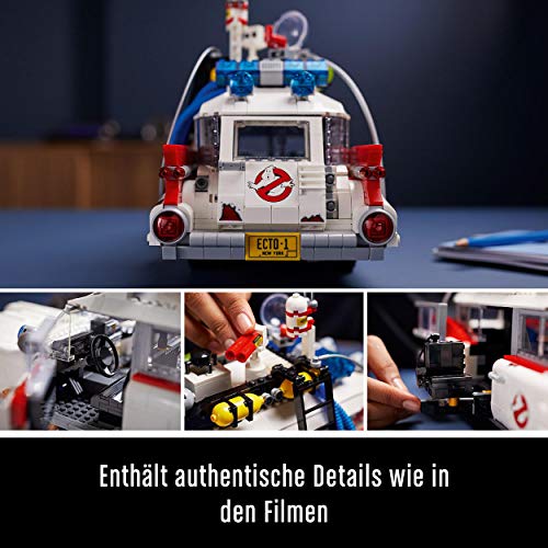 LEGO 10274 Icons Ghostbusters ECTO-1 Auto großes Set für Erwachsene, Modellauto-Bauset, Geschenk zu Weihnachten für Männer, Frauen, Sie und Ihn, Ausstellungsstück für Sammler, Home-Deko