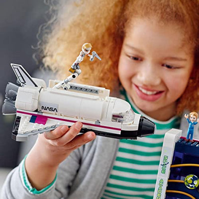 LEGO 41713 Friends Olivias Raumfahrt Akademie Weltraum-Spielzeug mit Raumschiff Space Shuttle und Astronauten-Figuren, Lernspielzeug, Geschenk zu Weihnachten