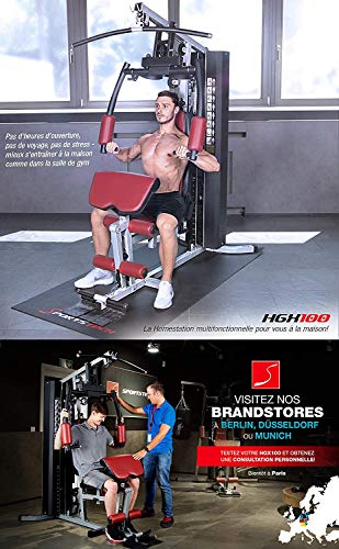 Sportstech Premium 50in1 Kraftstation für EIN Allround Training | Multifunktions-Heimtrainer mit Stepper & LAT-Zugturm | HGX Fitness-Station aus Eva Material | Robust für Zuhause (HGX260 Modell2021)