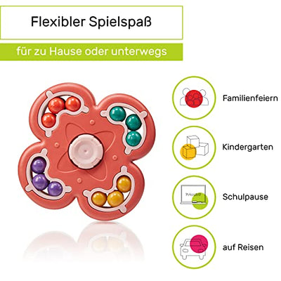 CUBIDI® Original Magic Bean - Flower, Grün | Spannendes Knobelspiel für Kinder und Erwachsene | Geschicklichkeitsspiel für Mädchen und Jungen ab 6 Jahren