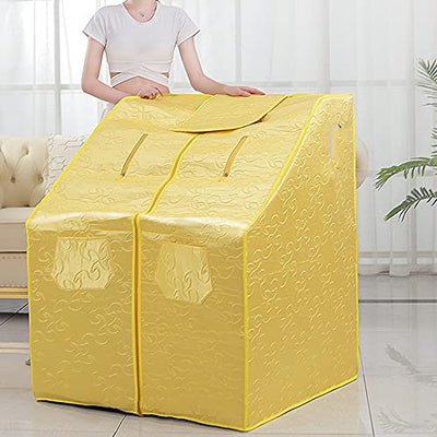 6-Sided Heating Steaming Box Double Zipper Steaming Room Bath Box Household Foldable Sauna Machine Single Wet and Dry