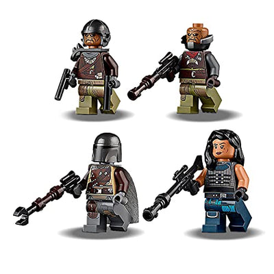 Lego 75254 Star Wars at-ST-Räuber, Set mit abfeuerbaren Shootern und 4 Minifiguren, TV-Serie The Mandalorian Kollektion