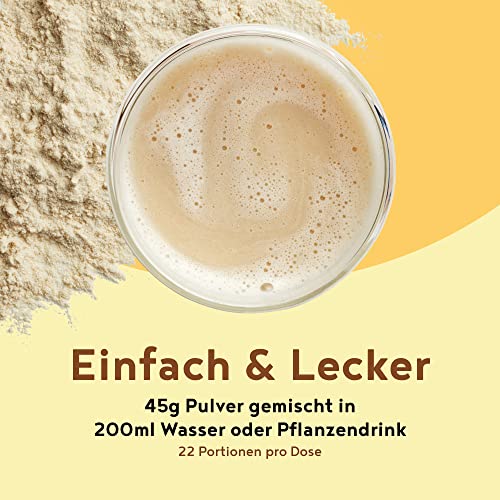 Complete Vegan Meal Vanille - Pflanzlicher Mahlzeitersatz für langanhaltende Sättigung und Leistungsfähigkeit, mit 24 Mikronährstoffen - 1kg Pulver