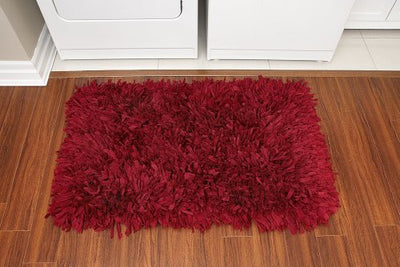 FHE Group Tissue Rug Badematte, 114 x 68 cm, Rot