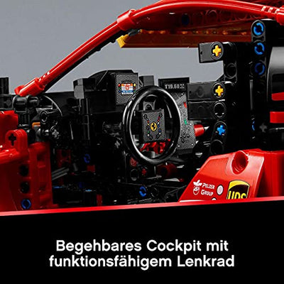 LEGO 42125 Technic Ferrari 488 GTE “AF Corse #51” Supersportwagen, Exklusives Sammlermodell, Sammlerset für Erwachsene