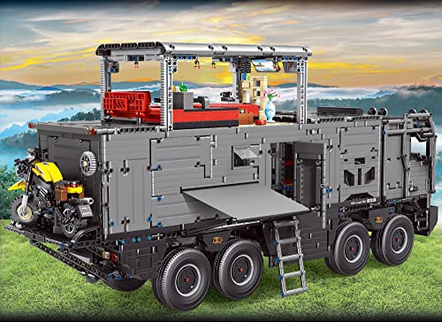 FigureArt Technik LKW Wohnmobil Off-Road Bausatz, 6068 Teile Groß Technik Klemmbausteine mit Fernbedienung und 5 Motors Kompatibel mit Lego Technik