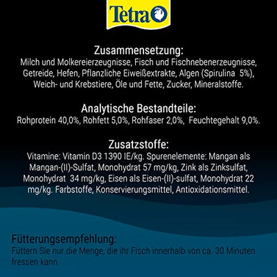 Tetra Pleco Tablets – Nährstoffreiches Fischfutter für alle pflanzenfressenden Bodenfische (z.B. Welse), 275 Tabletten