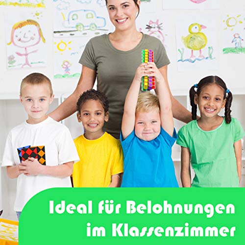 WEARXI Mitgebsel Kindergeburtstag, Geschenke zur Einschulung Junge 12er 24 Blöcke Magische Schlange, Schultüte Füllung Jungen Kleine Geschenke für Kinder Give Aways Kindergeburtstag, Fidget Toys