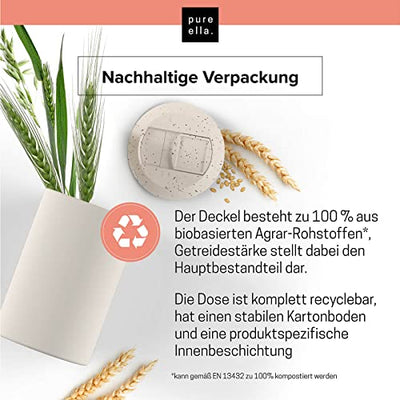 Pure Ella Vitalstoffkomplex für Frauen - Enthält Mönchspfeffer, Frauenmantel, Safran, Vitamin C, B6 & Zink - Für die Zeit vor der Menstruation - Natürlich, hormonfrei, vegan - 60 Kapseln