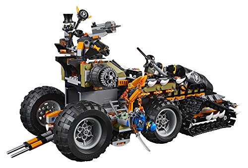 LEGO NINJAGO Masters of Spinjitzu: Dieselnaut 70654 Ninja Warrior Toy and Playset, Fun Building Kit with Brick Battle Tank Vehicle (1179 Piece)