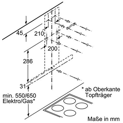 Siemens LC96BBM50 iQ300 Dunstabzugshaube / Wandhaube / 90 cm / Metall-Fettfilter / Elektronische Steuerung / LED-Beleuchtung / Edelstahl