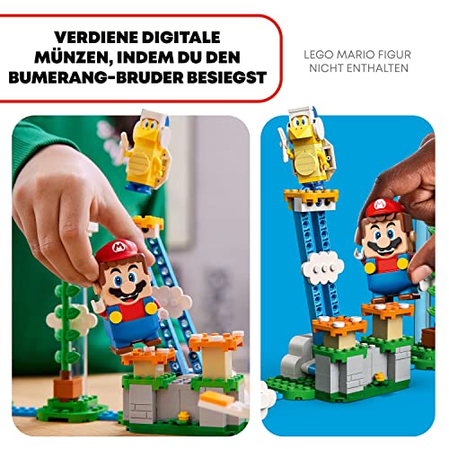 LEGO 71409 Super Mario Maxi-Spikes Wolken-Challenge – Erweiterungsset, Spielzeug Set mit 3 Gegner Figuren inkl. Bumerang-Bruder und Piranha-Pflanze