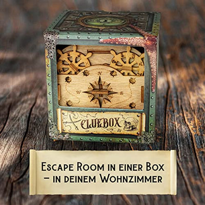 iDventure Cluebox - Davy Jones Locker - Escape Room Spiel - kniffeliges 3D Holzpuzzel Rätsel - einzigartige Knobelspiele - Escape Box Spiele Für Erwachsene und Rätselbox für Kinder