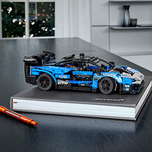 LEGO 42123 Technic McLaren Senna GTR, Modellbausatz, Spielzeugauto, Rennauto, Rennwagen-Bauset, Modellauto für Kinder ab 10 Jahren