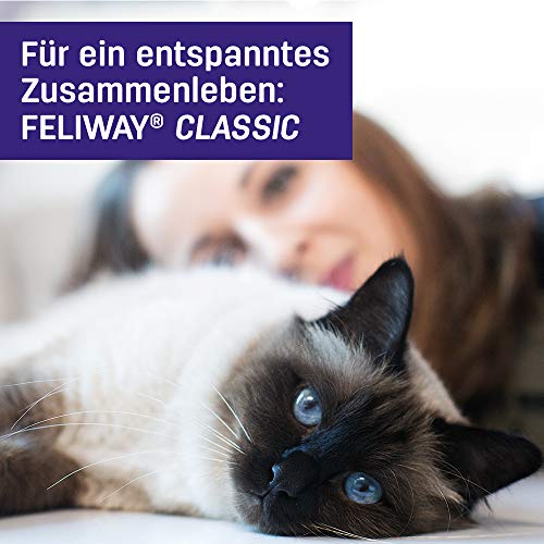 FELIWAY® Classic Start-Set | Entspannung für Katzen | Verdampfer für Steckdose & Flakon 48ml