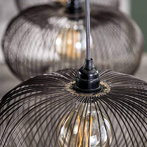 famlights Retro Deckenlampe Nadin Esstisch/Vintage Pendelleuchte/Esszimmerlampe industrial/Dimmbar Hängelampe Metall Esszimmer/Deckenleuchte Pendelleuchte Hängeleuchte rustikal landhaus