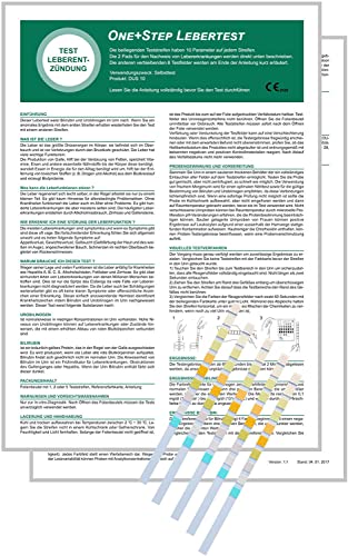Lebertest 5 Stück - Leberentzündung