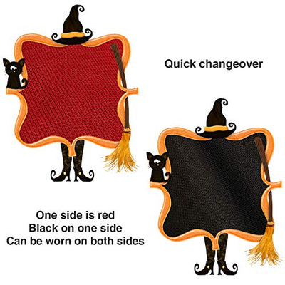 Ainkedin Halloween kostüm, Vampir kostüm, Schwarz Rot Cape 150 cm, 10 gruselige Tattoo-Aufkleber, Unisex Rollenspiel für Erwachsene faschingskostüme Mittelalter