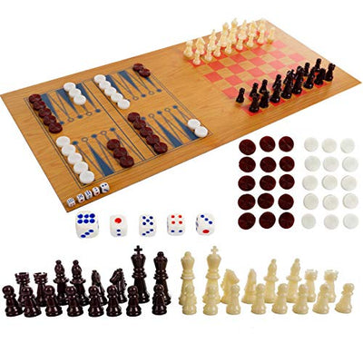 Anaterra Multigame Spieletisch 9 in 1, Kickertisch Tischfußball, Billardtisch, Tischtennis, Schach, Hockey - Multifunktions-Spieltisch mit komplettem Zubehör