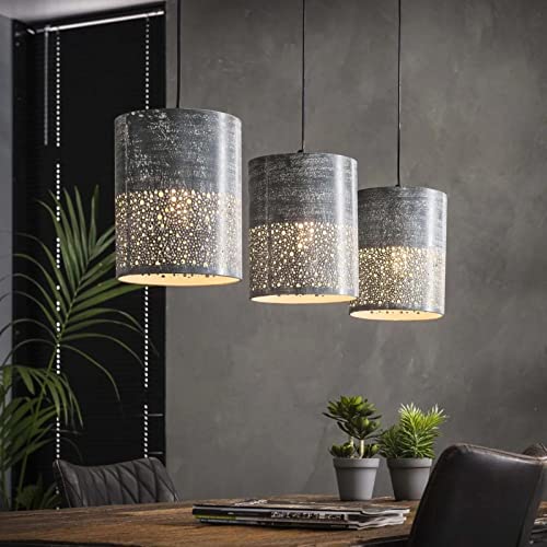 famlights Industrie Look Deckenlampe Dante für Esstisch/Retro Pendelleuchte/Esszimmerlampe industrial Dimmbar Hängelampe Metall Esszimmer/Deckenleuchte Pendelleuchte Hängeleuchte Vintage E27