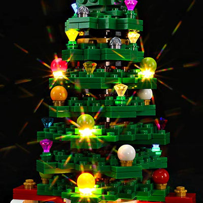 BRIKSMAX Led Beleuchtungsset für Lego Weihnachtsbaum,Kompatibel Mit Lego 40338 Bausteinen Modell - Ohne Lego Set