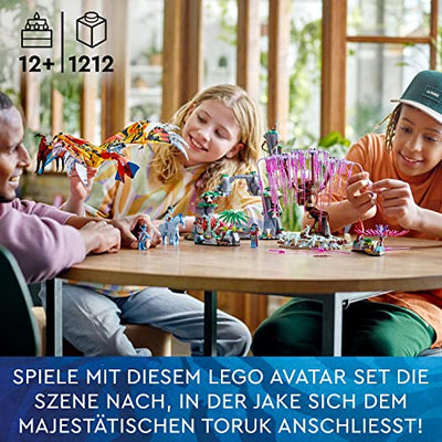 LEGO 75574 Avatar Toruk Makto und der Baum der Seelen, Bauspielzeug mit 4 Minifiguren, im Dunkeln leuchtende Pandora Szenarien, 2022 Film Set