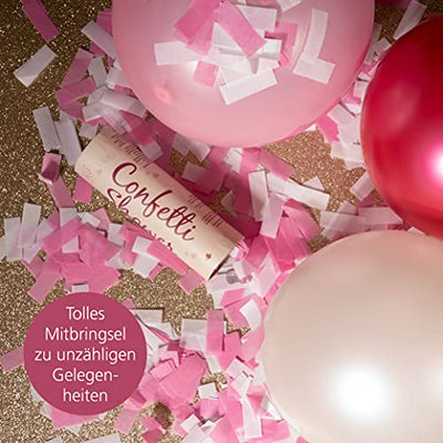 WeddingTree 6 x Konfettiwerfer Hochzeit ohne Knall - Bunter Partyspaß mit Konfetti durch Wurfbewegung - Party Popper als Partydeko für Geburtstage, Silverster und Hochzeiten