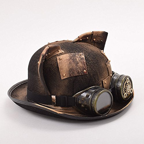 GRACEART Damen Katze Ohren Steampunk Hut