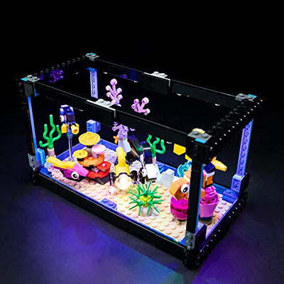 Kyglaring Lichter Set Entworfen für Lego Creator Fish Tank 31122 Exklusiver 3-in-1 Baumodellbausatz - Ohne Lego Set