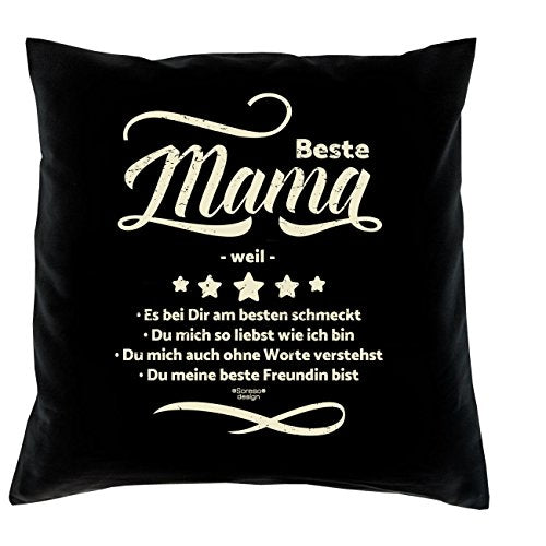 Geschenk Set Weihnachten - Beste Mama Bester Papa - Bundle Kissen Urkunden Geschenke Eltern