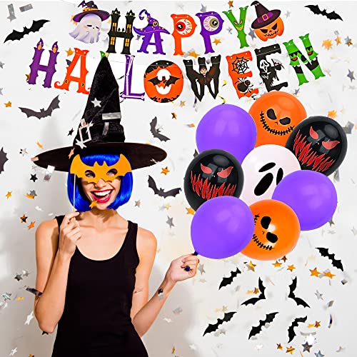 Halloween Deko luftballons Set, Halloween Ballons Party Dekoration