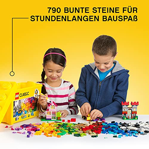 LEGO 10698 Classic Große Bausteine-Box, Spielzeugaufbewahrung, lustige, Bunte Spielzeug-Bausteine, Geschenkidee für Kinder