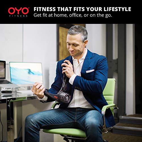 OYO Personal Gym Basic – Ganzkörper-tragbares Fitnessgerät-Set für Training zu Hause, im Büro oder auf Reisen – SpiraFlex Krafttraining Fitness-Technologie – NASA-Technologie