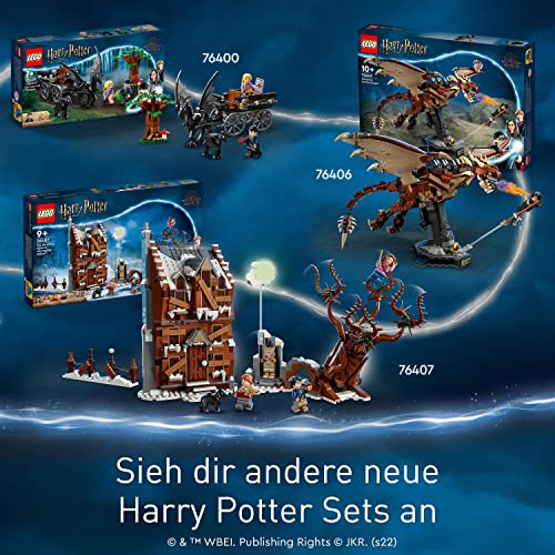 LEGO 76407 Harry Potter Heulende Hütte und Peitschende Weide, 2in1 Set aus der Gefangene von Askaban, Fanartikel aus der Wizarding World, tolle Geschenk-Idee