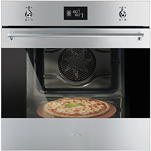 SMEG Backofen Einbau-Backofen aus Edelstahl SF6390XPZE silbergrau