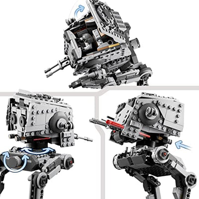 LEGO 75322 Star Wars at-ST auf Hoth mit Figuren von Chewbacca und Droide, Sammelspielzeug aus Das Imperium schlägt zurück