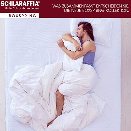 Schlaraffia Elvis Boxspringbett 200x200 cm inkl. Topper & Air-Matratze H2/H3