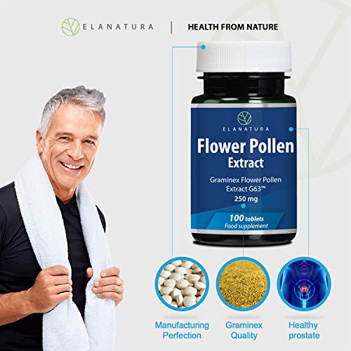 Roggenpollen extrakt (Graminex Flower Pollen Extract), Nahrungsergänzung für Prostata 100 Tabletten