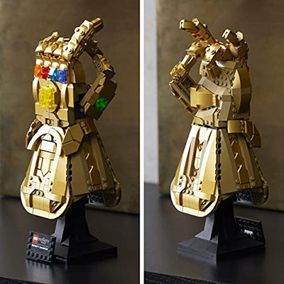 LEGO 76191 Marvel Super Heroes Infinity Handschuh, Avengers Set für Erwachsene mit dem Gauntlet von Thanos, Fanartikel, Geschenk zu Weihnachten für Männer, Frauen, Sie und Ihn