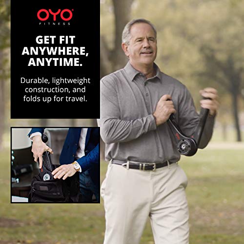 OYO Personal Gym Basic – Ganzkörper-tragbares Fitnessgerät-Set für Training zu Hause, im Büro oder auf Reisen – SpiraFlex Krafttraining Fitness-Technologie – NASA-Technologie