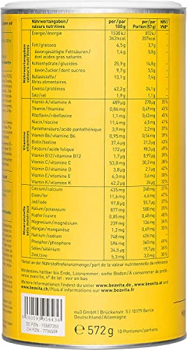 BEAVITA Vitalkost Diät-Shake Kokos-Ananas (6x572g) - Diät Shakes zum Abnehmen* - vitamin- und nährstoffreicher Mahlzeitersatz mit Eiweiss Protein Pulver - Protein Shake zum Abnehmen