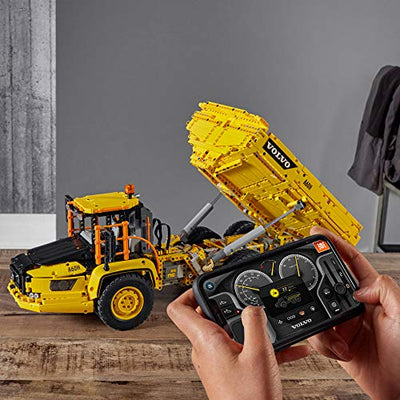 LEGO 42114 Technic 6x6 Knickgelenkter Volvo-Dumper, ferngesteuertes Modellauto, Modellbausatz LKW-Spielzeug für Kinder und Erwachsene