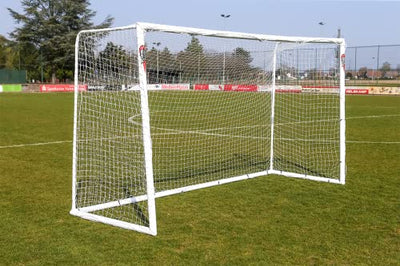 POWERSHOT® Fußballtor 5 x 2 m - 100% WETTERFEST - mit Klicksystem - uPVC (5 x 2 m mit Tasche)