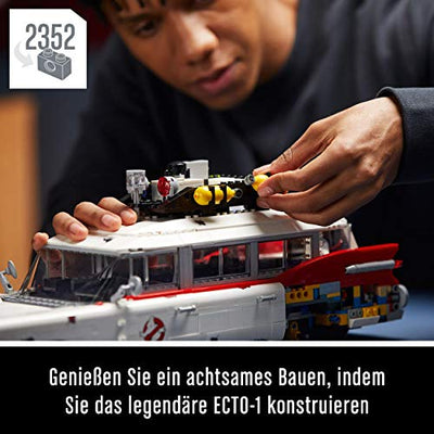 LEGO 10274 Icons Ghostbusters ECTO-1 Auto großes Set für Erwachsene, Modellauto-Bauset, Geschenk zu Weihnachten für Männer, Frauen, Sie und Ihn, Ausstellungsstück für Sammler, Home-Deko