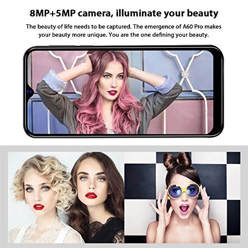 Blackview A60 Pro Smartphone ohne Vertrag Günstig 4G - 6,1 Zoll 3GB + 16GB, 256GB erweiterbar 4080mAh Akku, 8MP+5MP Kamera Dual SIM Handy - Rot