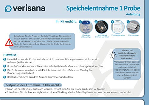 Melatonin Test – Hormontest zur Bestimmung von Melatoninmangel & möglichen Ursachen von Schlafstörungen – Verisana